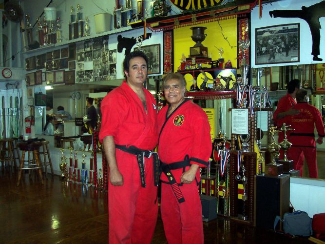 My 1st official martial arts teacher, Prof. Carlos Navarro. I actually helped move us from our little studio next to the Sears on Mission and Army St. into this new school. We called it 